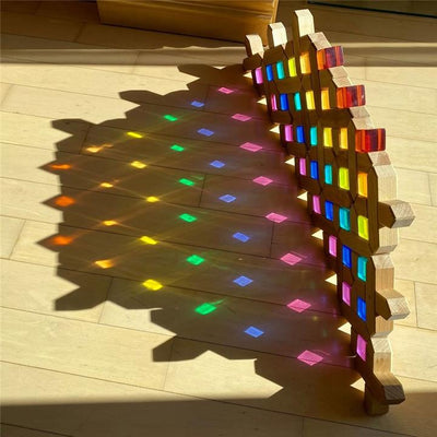 Pre-Order Bauspiel X-Blocks, 48-Piece Set in Wooden Tray