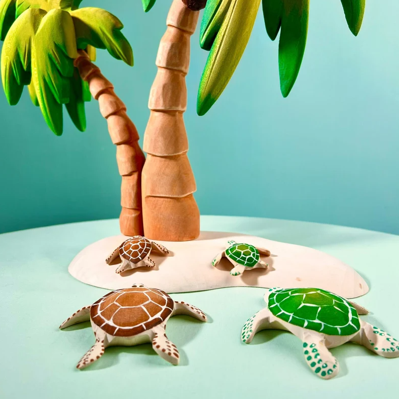 Bumbu Wooden Brown Turtle