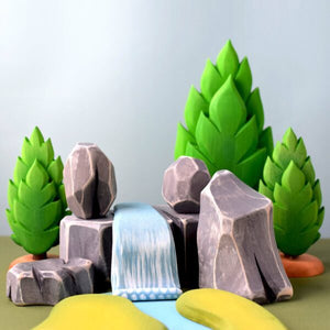 River Plate, Waterfall & Rocks