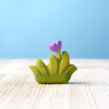 Bumbu Small Wooden Grass with Lilac Flower · view 1