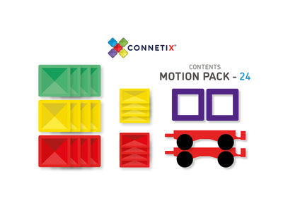 Connetix Tiles 24 Piece Motion Pack