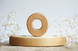 Wooden Number, a hand-carved wooden toy by Tiny Fox Hole. · view 1
