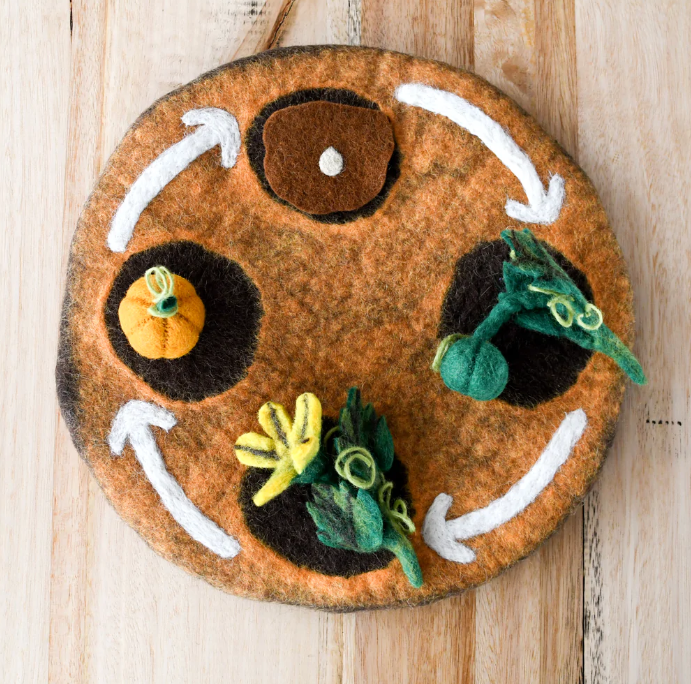 Felt Life Cycle Tray Playmat (Earth)