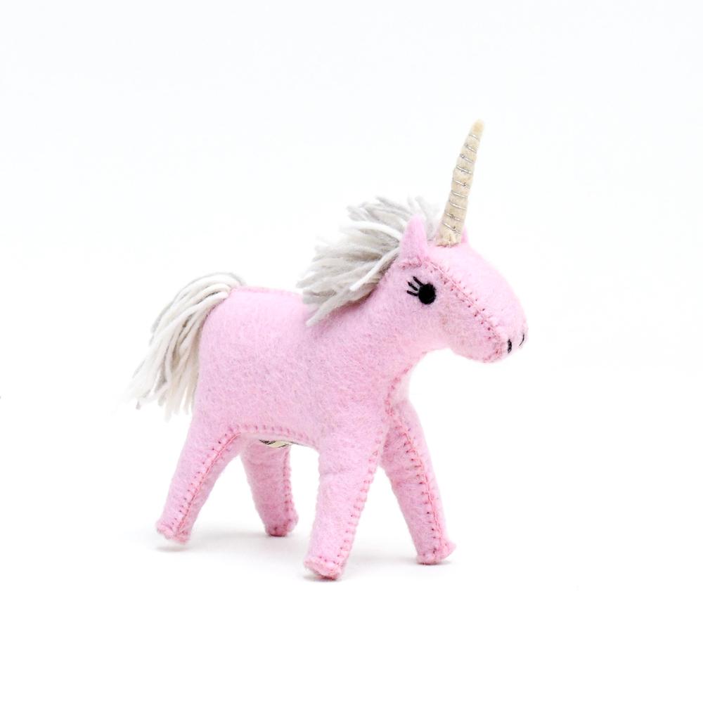 Felt Pink Unicorn