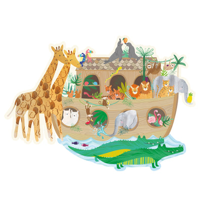 Sale Floss and Rock Animal Ark Shaped Jigsaw Puzzle, 100 pcs