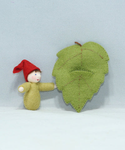 Sale Forest Gnome Baby with Leaf Sack | Fair Skin Tone