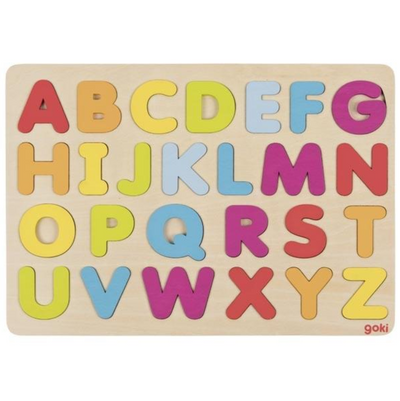 Sale Goki Alphabet Puzzle, Colorful