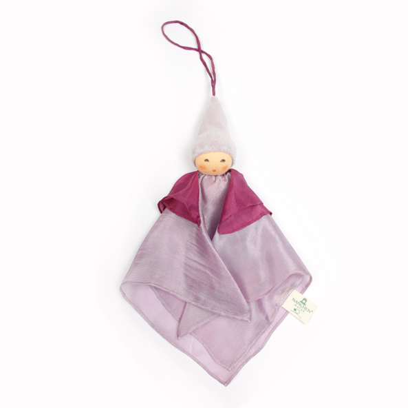 Nanchen Natur Handmade Silk Fairy Doll, Lilac/Purple