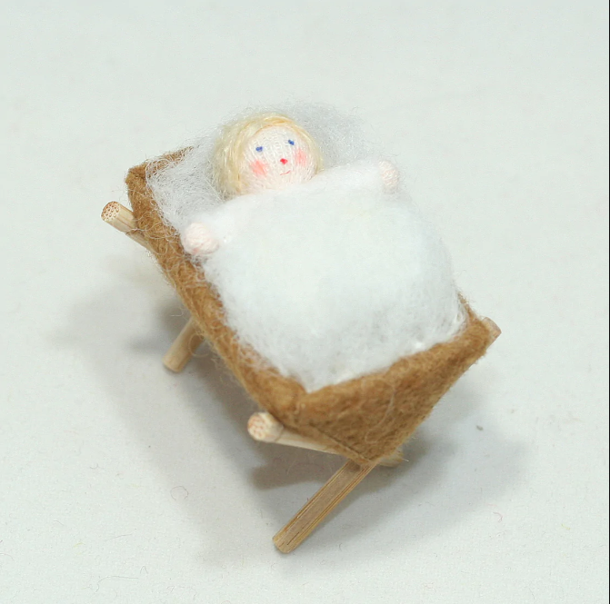 Sale Holy Family with Felted Stable