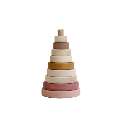 Sale Sabo Concept Pink Wooden Ring Stacker