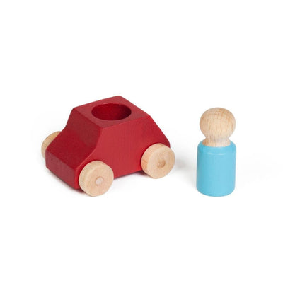 Sale Lubulona Red Car with Turquoise Figure