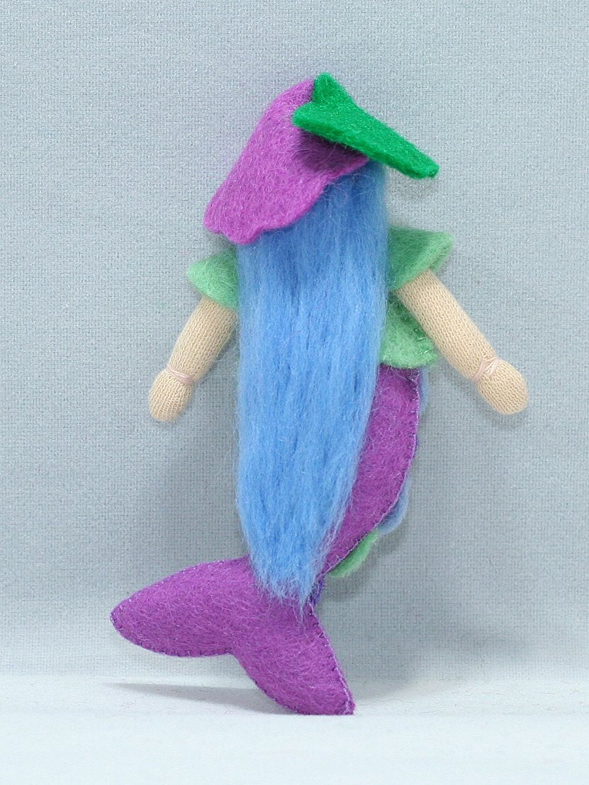 Mermaid Princess with Purple Tail | Fair Skin Tone