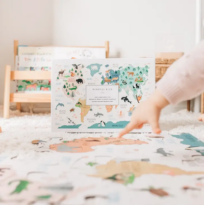 Mindful and Co Kids World Map Floor Puzzle