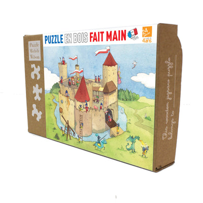 Castle Siege, Wooden Jigsaw Puzzle