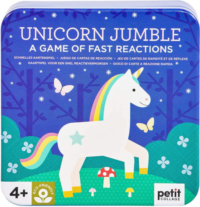 Sale Petit Collage Unicorn Jumble Card Game