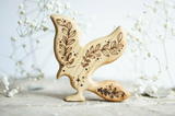 Wooden Phoenix, a hand-carved wooden toy by Tiny Fox Hole. · view 2