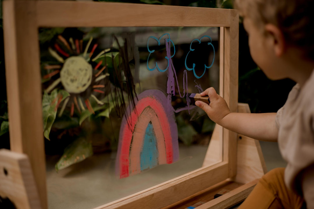 Final Sale Item: Q Toys 4 in 1 Table Easel "Seconds" (Limited Stock)