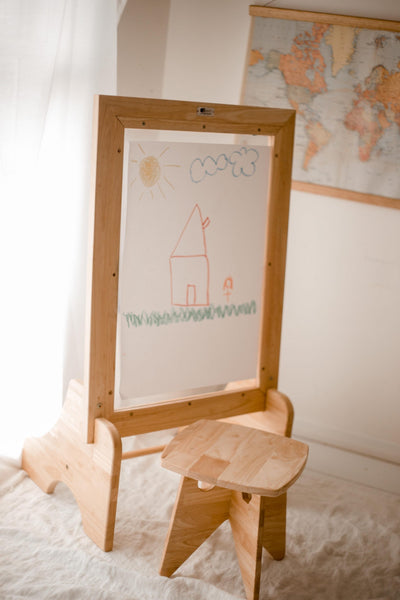 Q Toys Toddler Wooden Perspex Easel