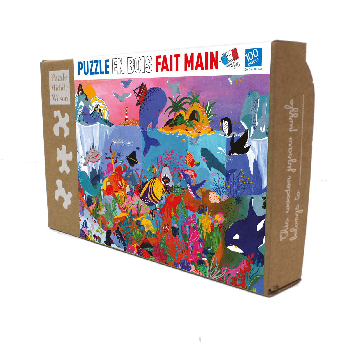 Under the Oceans, Wooden Jigsaw Puzzle