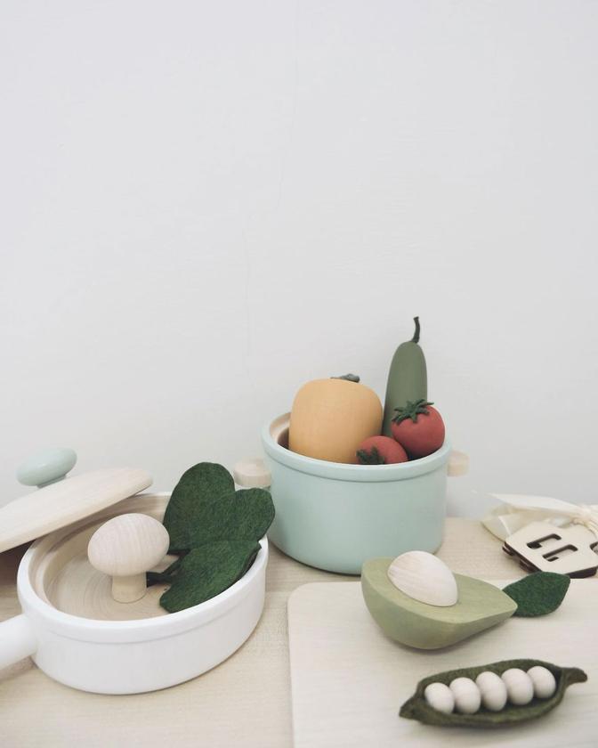 Sale Sabo Concept Wooden Vegetable Set, Salad
