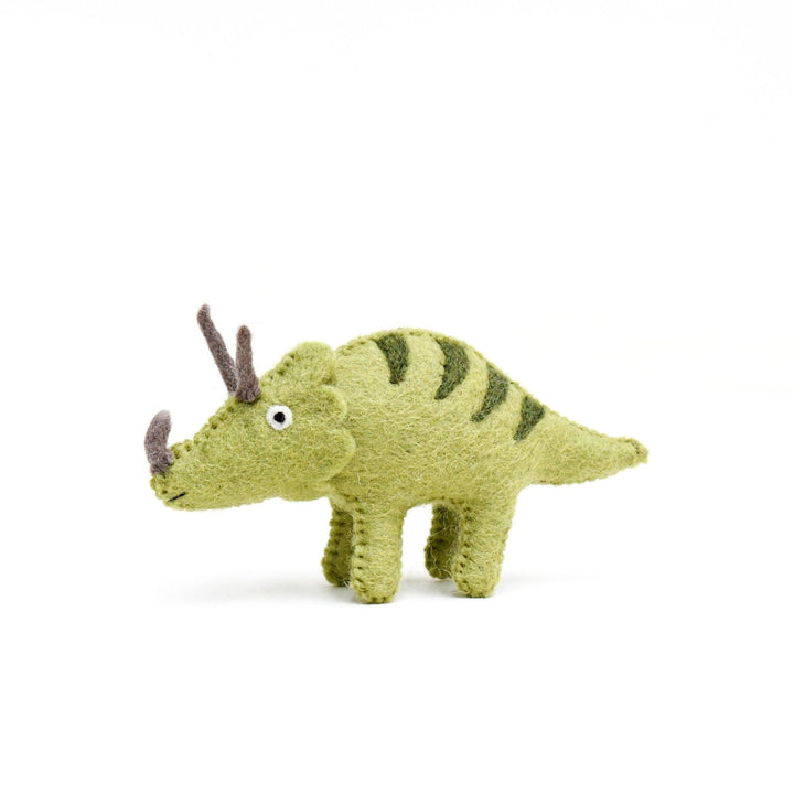 Felt Triceratops Toy