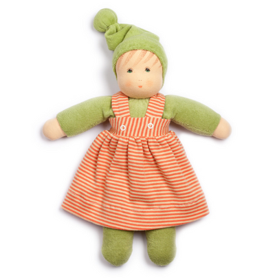 Nanchen Natur Waldorf Girl Doll, Green