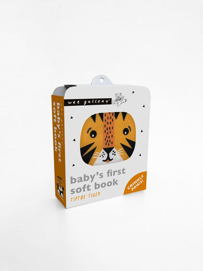 Wee Gallery Tiptoe Tiger: Baby's First Soft Book