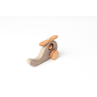 Sale Wooden Helicopter, Taupe