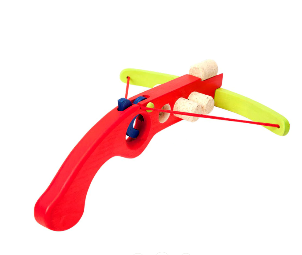 Sale Wooden Toy Crossbow, Red