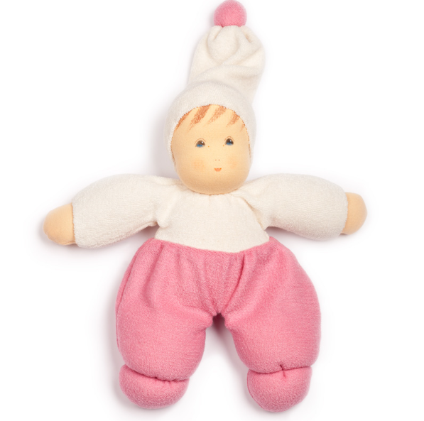 Nanchen Natur Organic Waldorf Baby Doll, Pink