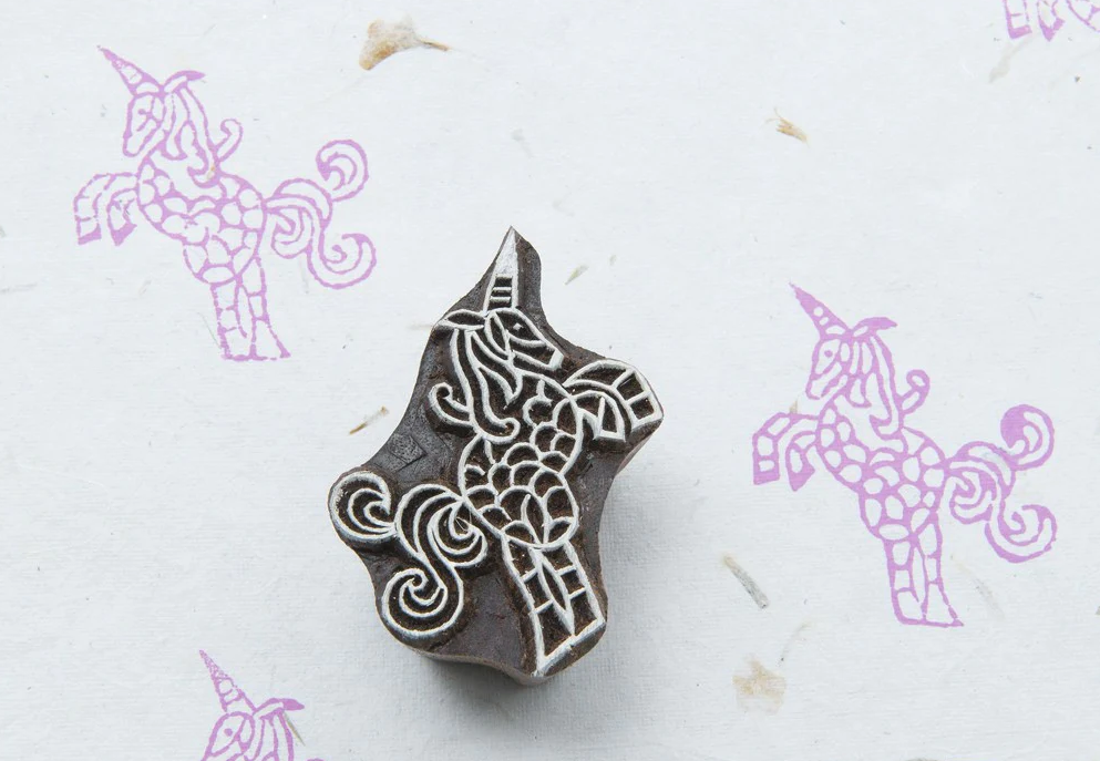 Beautiful Unicorn Stamp