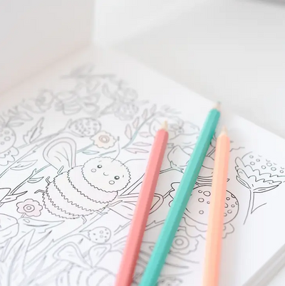 Mindful and Co Kids ABCs of Mindfulness Coloring Book, Coal