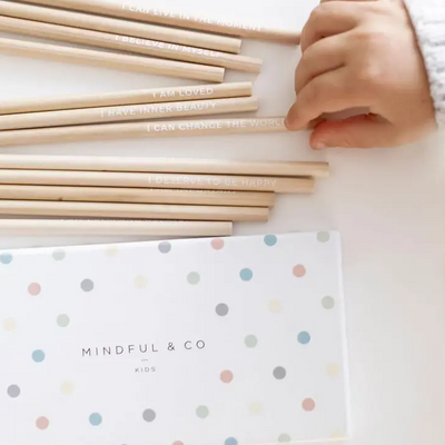 Mindful and Co Kids Affirmation Color Pencils