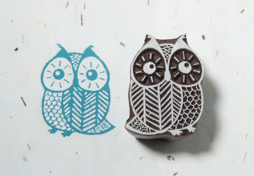 Curious Owl Stamp