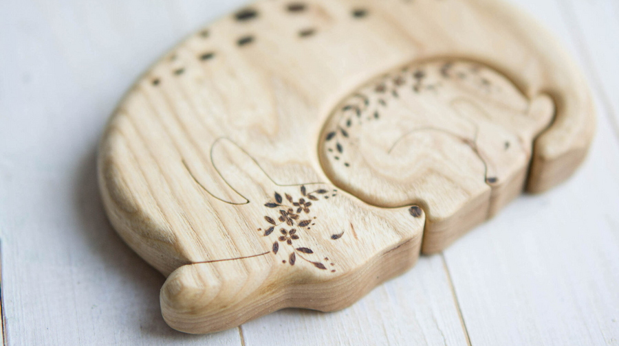 Wooden Deer Puzzle
