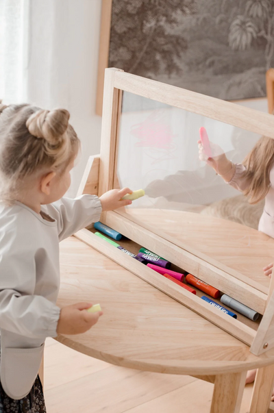 Final Sale Item: Q Toys 4 in 1 Table Easel "Seconds" (Limited Stock)