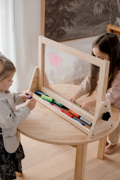 Final Sale Item: Q Toys 4 in 1 Table Easel "Seconds" (Limited Stock)