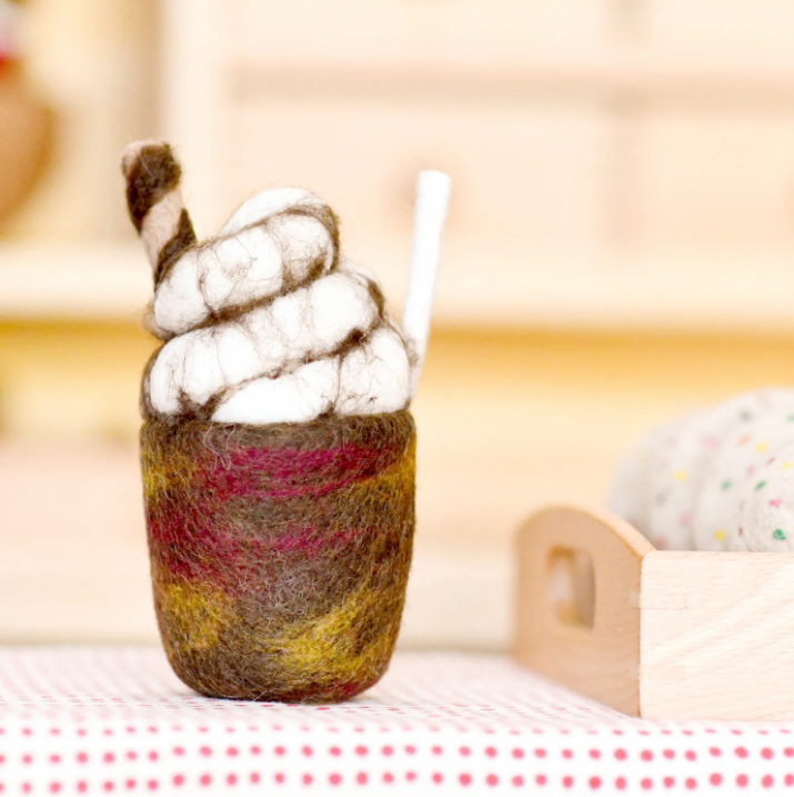 Felt Chocolate Milkshake