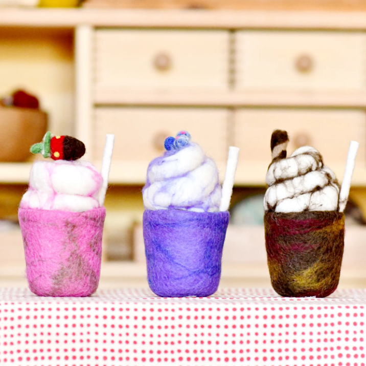 Felt Chocolate Milkshake