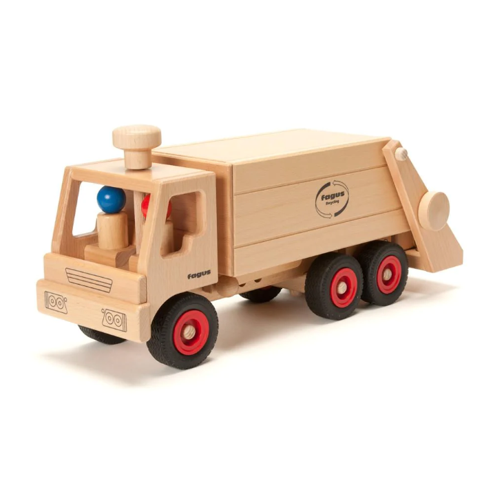 Fagus Wooden Garbage Tipper Truck