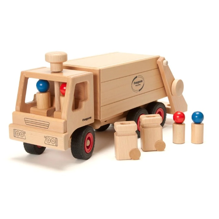 Fagus Wooden Garbage Tipper Truck