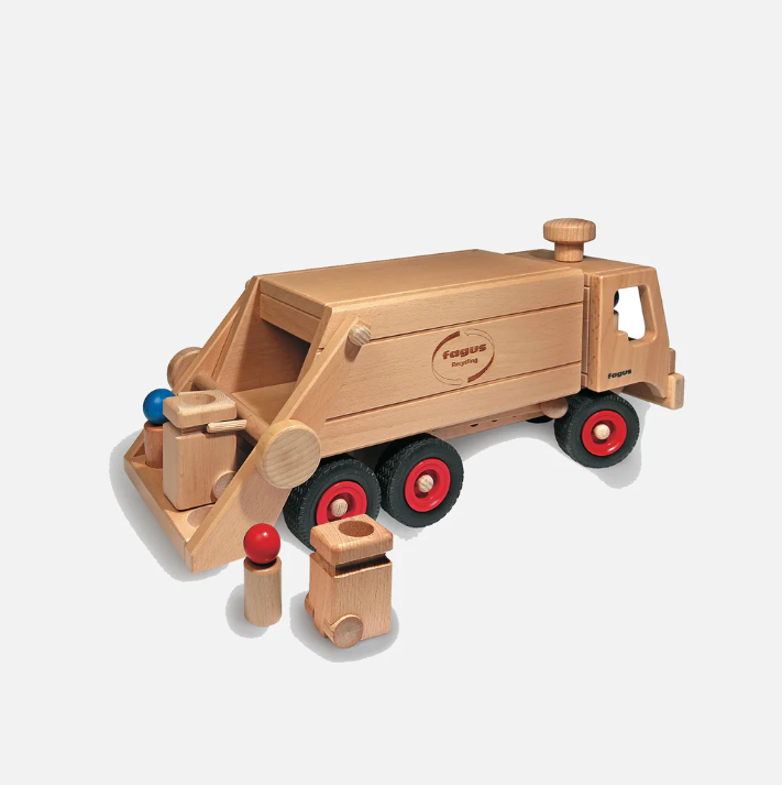 Fagus Wooden Garbage Tipper Truck