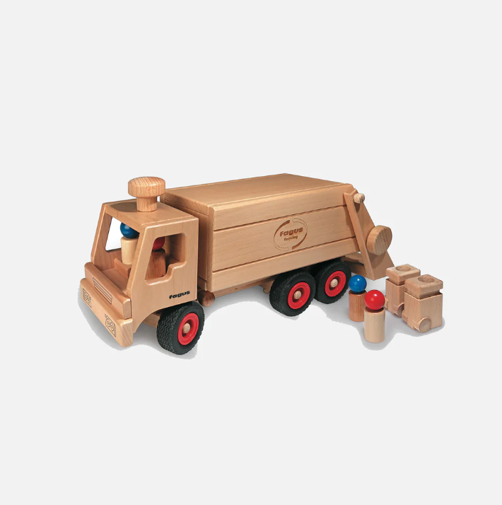 Fagus Wooden Garbage Tipper Truck