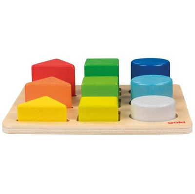 Sale Goki Color and Shape Sorting Puzzle