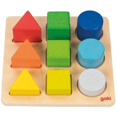 Sale Goki Color and Shape Sorting Puzzle