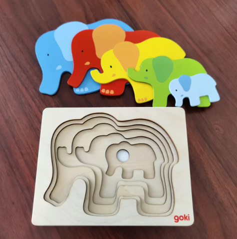 Sale Goki Layer Puzzle, Elephant