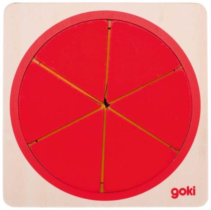 Goki Circle Puzzle for Fractions