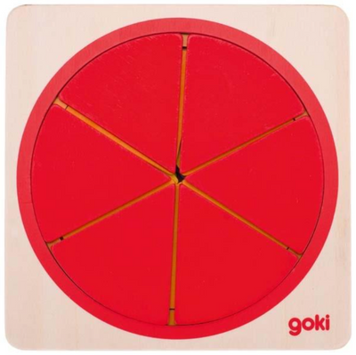 Goki Circle Puzzle for Fractions