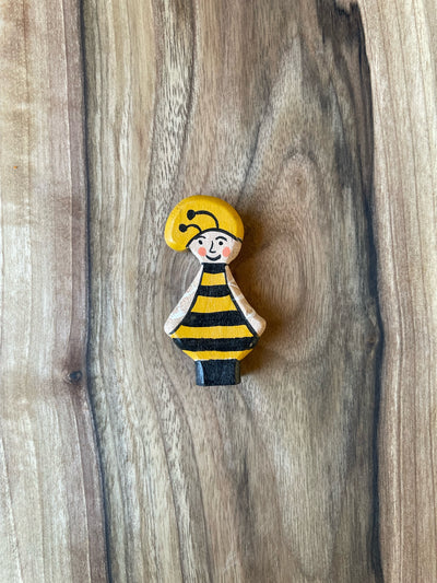 Wooden Bee Gnome