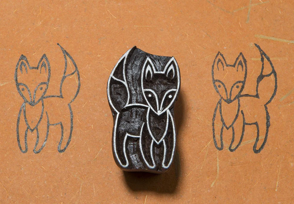 Intrepid Fox Stamp